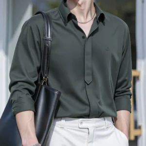 Sơ Mi Nam Dài Tay SIXMEN The Helm Vải Cotton Lạnh Cao Cấp Chống Nhăn Form Fit Tôn Dáng Lịch Lãm